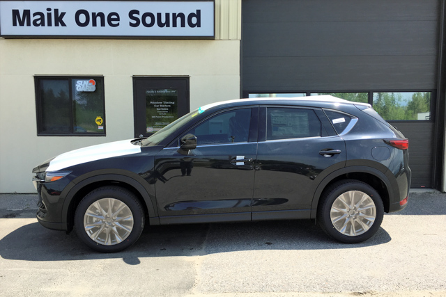 2019 Mazda CX-5 with professional window tint in North Bay